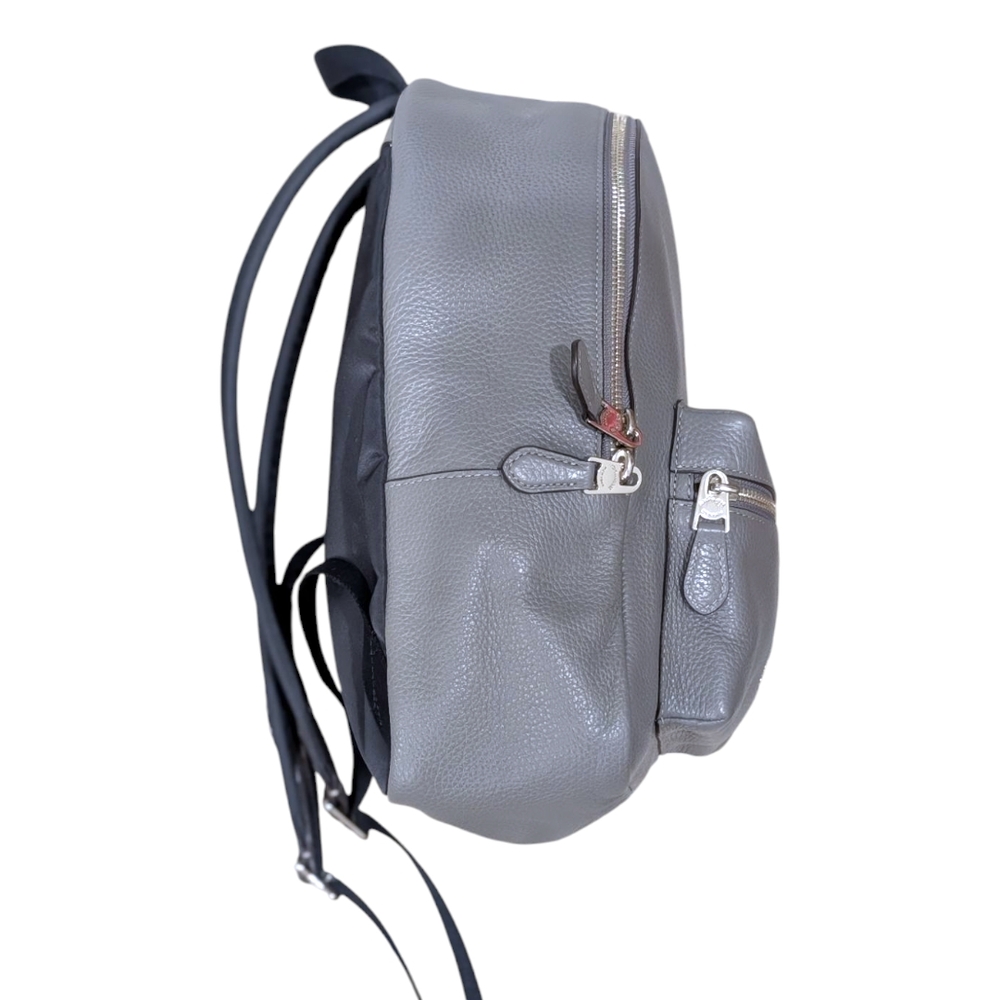 Coach Charlie Gray Leather Backpack - Picture 3 of 12